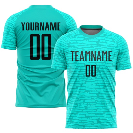 2024 short-sleeve quick-dry breathable football jerseys – custom name and logo print, mesh fabric