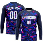 Latest unisex long-sleeve football jerseys – adult custom logo print, wholesale pricing