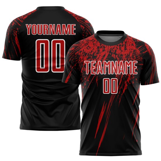 Buy custom short-sleeve football uniforms – new sublimation design
