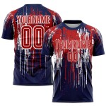 Latest sublimation-printed football uniforms – short-sleeve training sportswear, jerseys