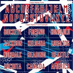 Uniform Jersey Custom Soccer Sublimation Navy Red-White